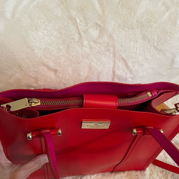 Kate Spade Vibrant Red Tote Bag - Picture 6 of 14